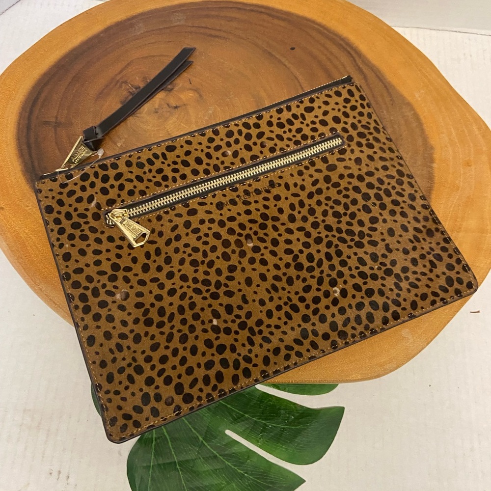 Aimee Kestenberg Dyed Animal Spotted Pony Hair Clutch